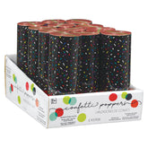 Multicolor 4" Confetti Popper Package of 12